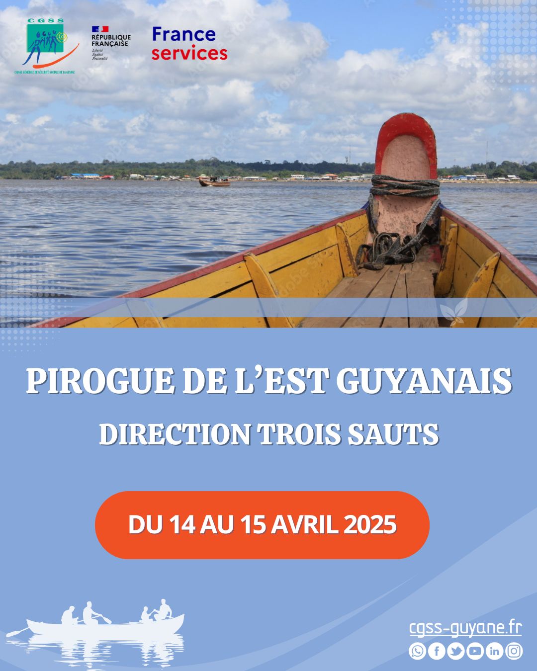 Mission Pirogue trois sauts