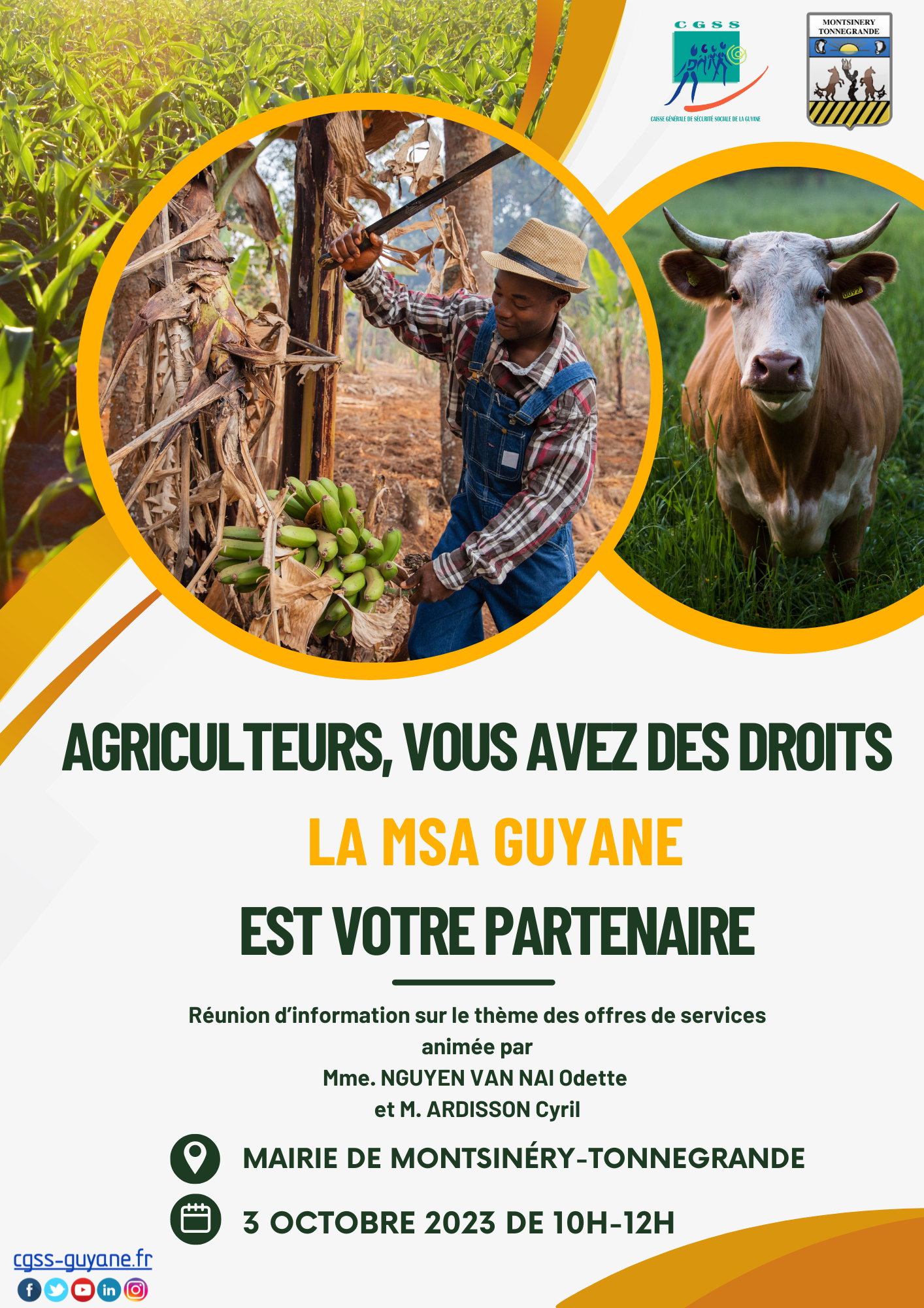 Affiche réunion mal-être agricole Affiche réunion mal-être agricole