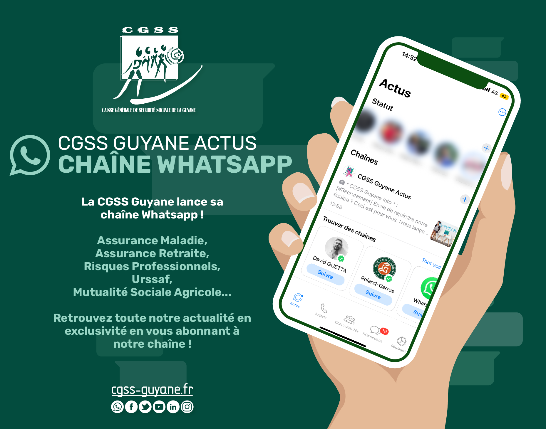 Chaine_Whatsapp_CGSS_Guyane_Actu