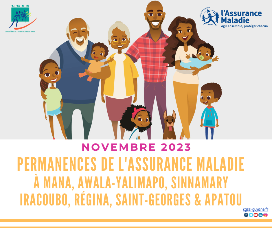 Permanence MALADIE novembre 2023 Permanence MALADIE novembre 2023