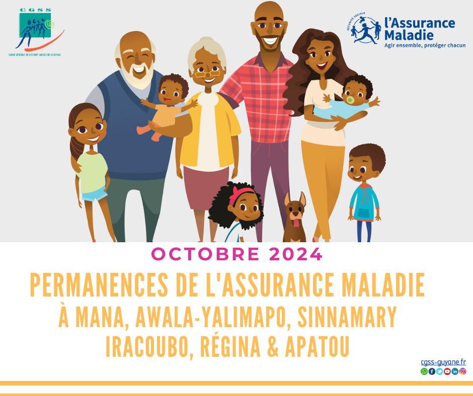 Permanence MALADIE octobre 2024 Permanence MALADIE octobre 2024