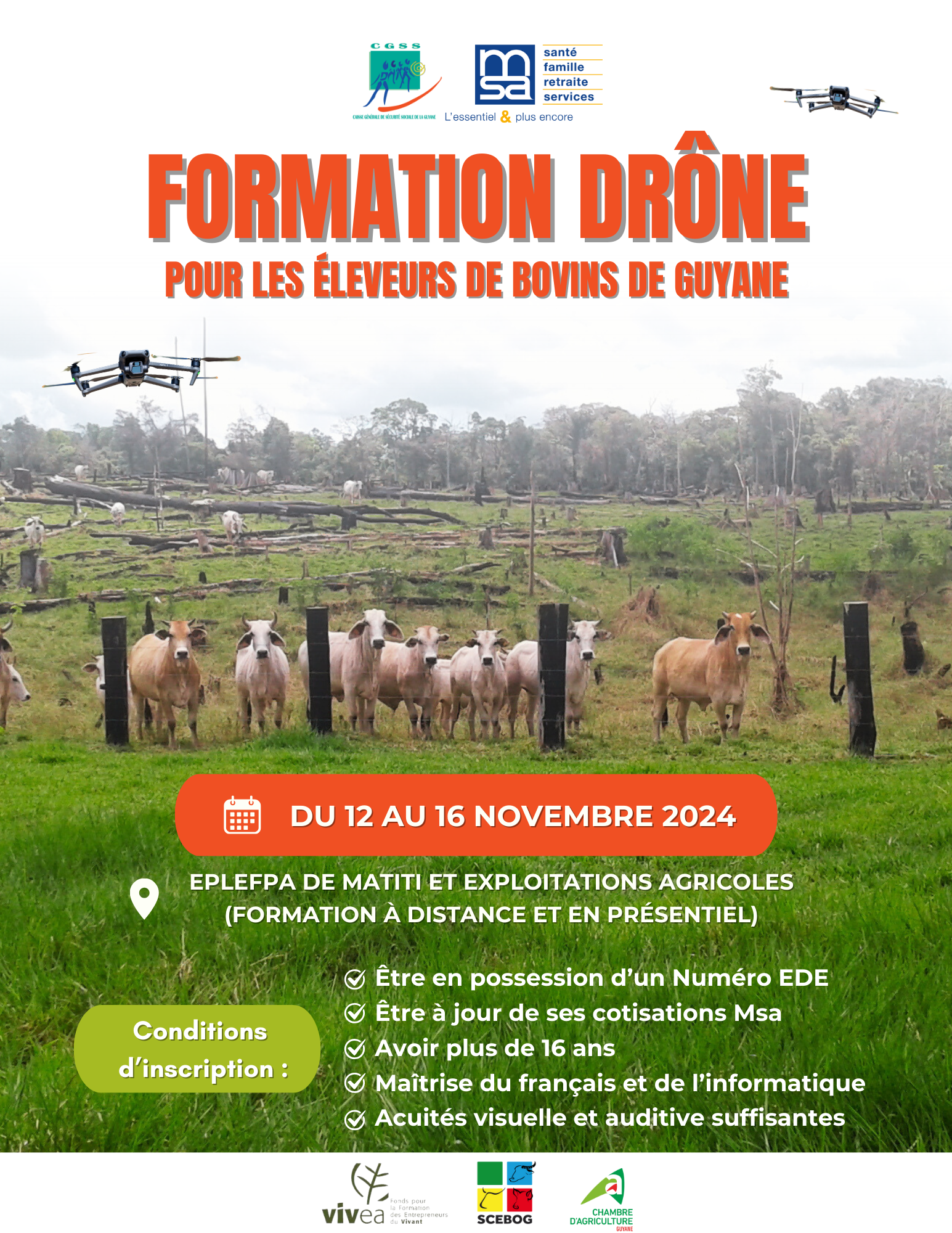 Affiche formation drone Affiche formation drone