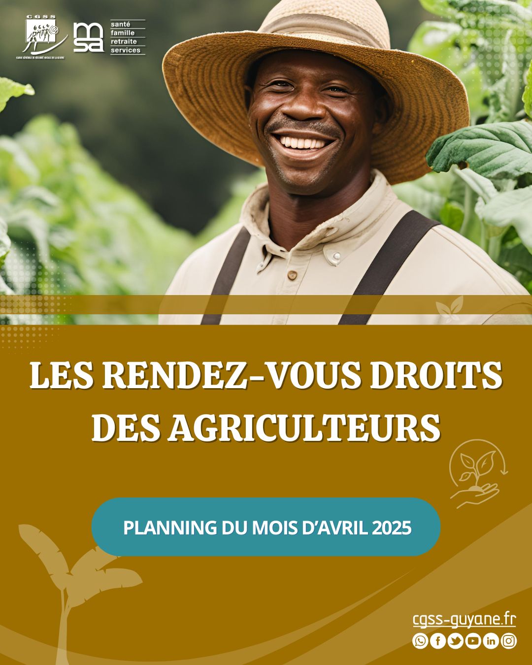 Permanences MSA rendez-vous droits AVRIL Permanences MSA rendez-vous droits AVRIL