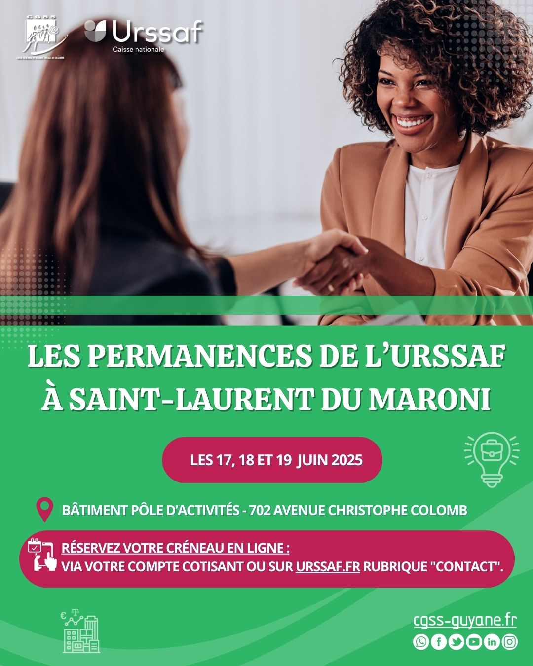 Permanences URSSAF Permanences URSSAF