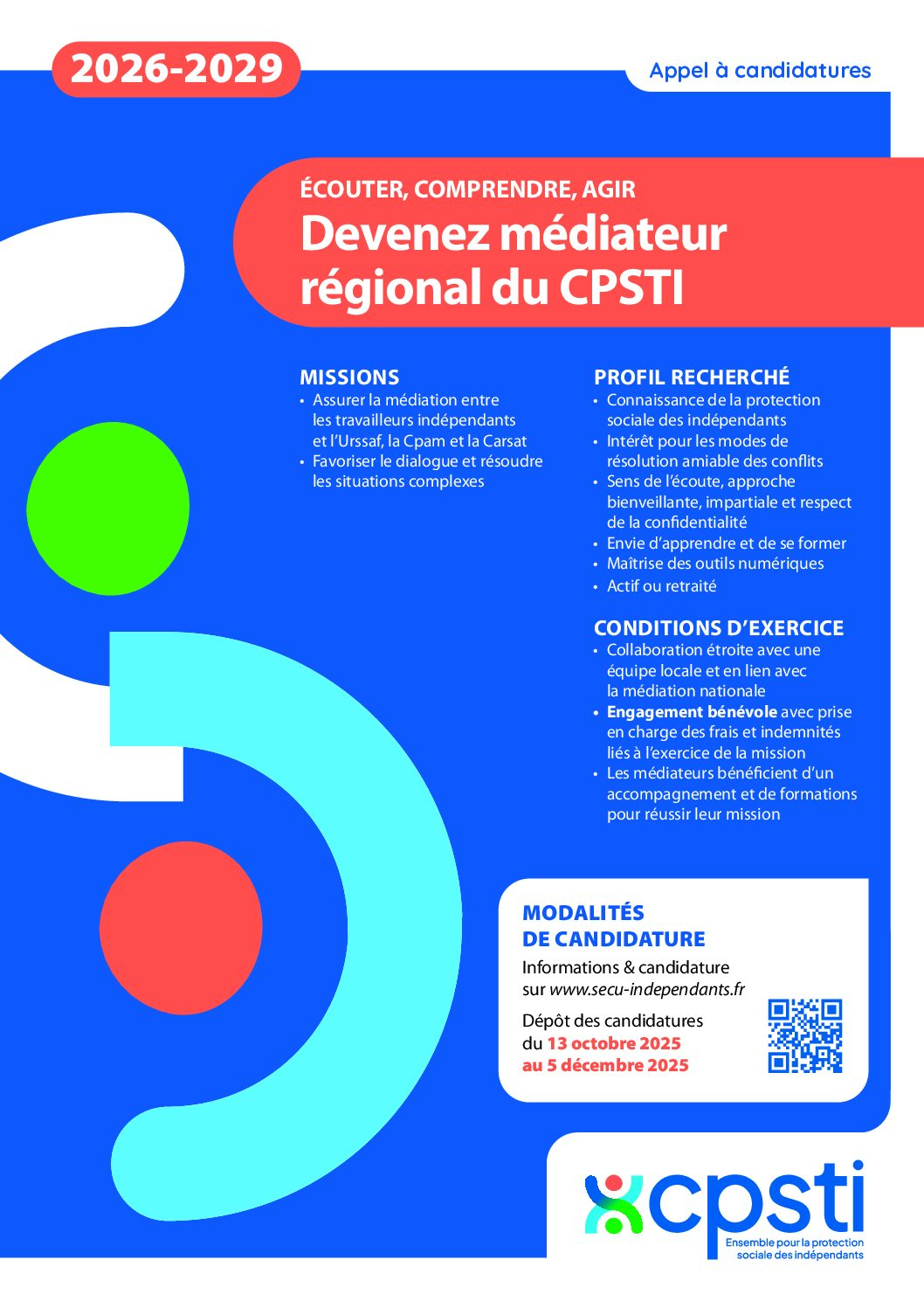 CPSTI- Affiche renouvellement médiateur 2026