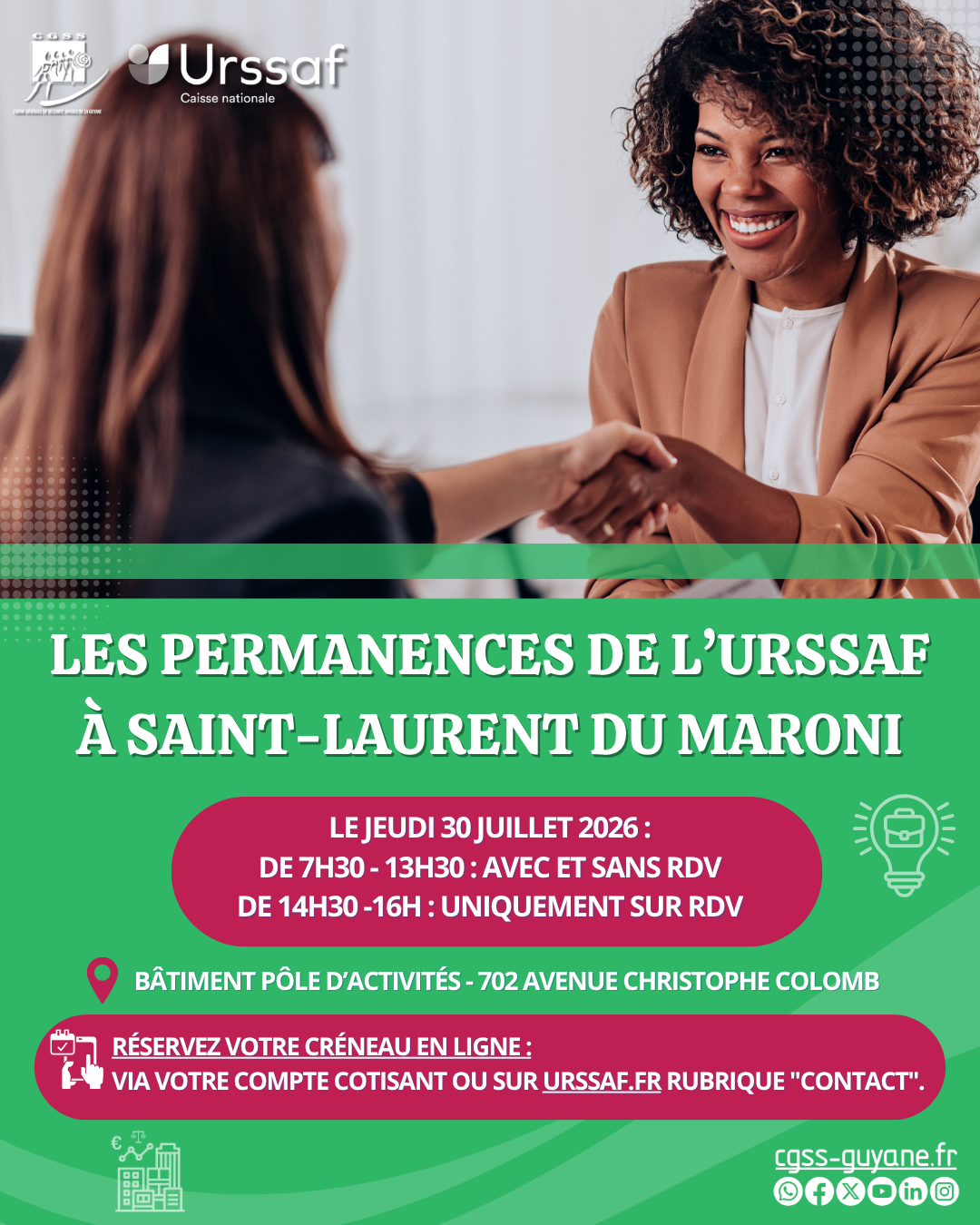 Permanences URSSAF08
